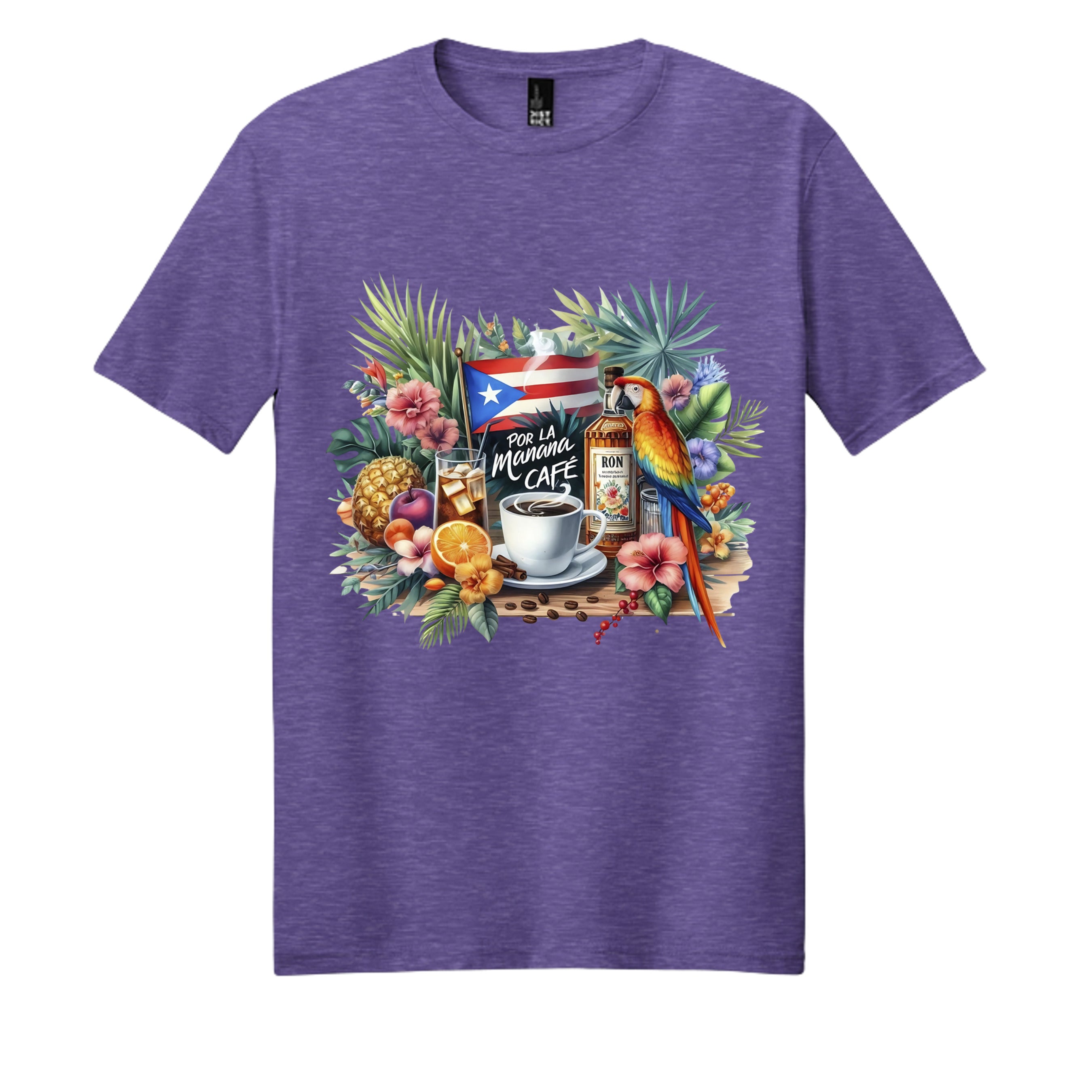 Electric Purple Heather - DM108 - FRONT
