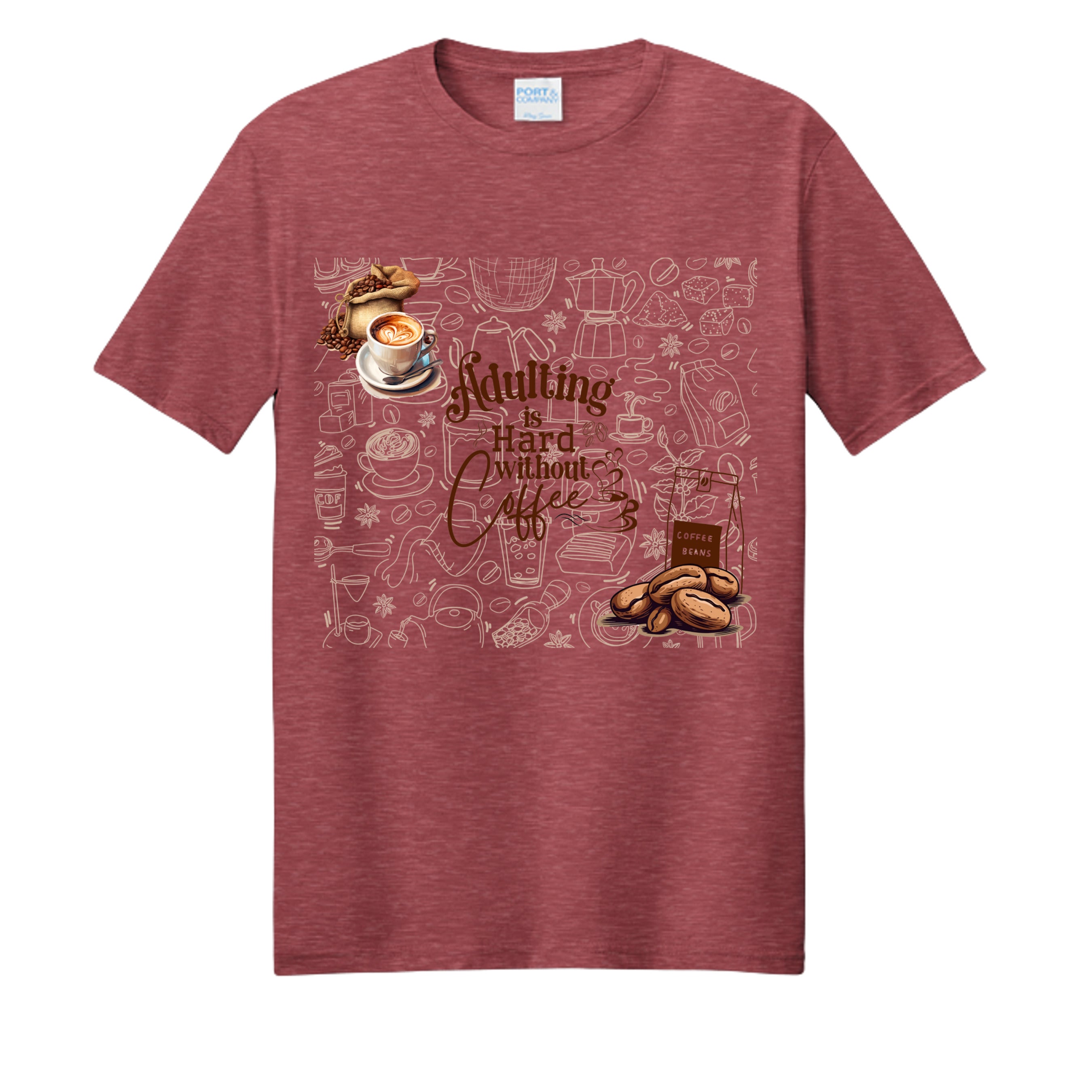 Team Cardinal Heather - PC455 - FRONT
